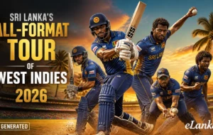 Sri Lanka Set for All-Format Tour of West Indies in 2026
