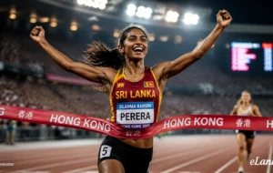 History Made! Dilanma Ransini Perera Sprints to Gold at 2026 Asian U20 Athletics