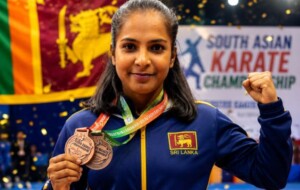 Sri Lanka’s Divya Peiris Shines at South Asian Karate Championship with Two Medals
